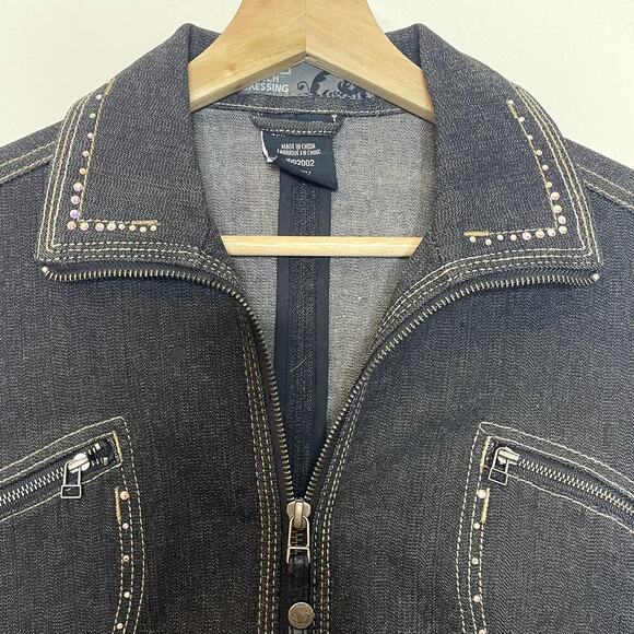 FRENCH‎ DRESSING FDJ BLACK JACKET SIZE S/P - Picture 5 of 12